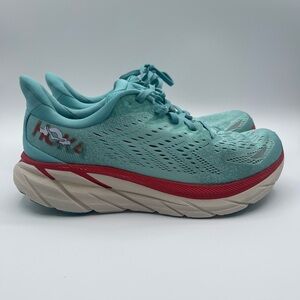 Hoka One One Clifton 8 Women's Size 8.5B (Medium) Running Shoes Blue